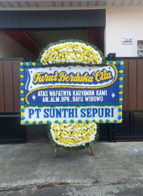 Papan Bunga Duka di Talaga